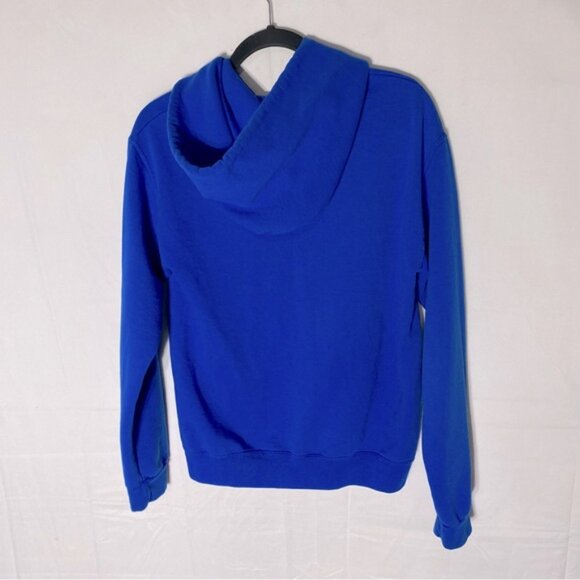 Vintage Jerzees Blue Lake Louise Pullover Hoodie S - Picture 15 of 16